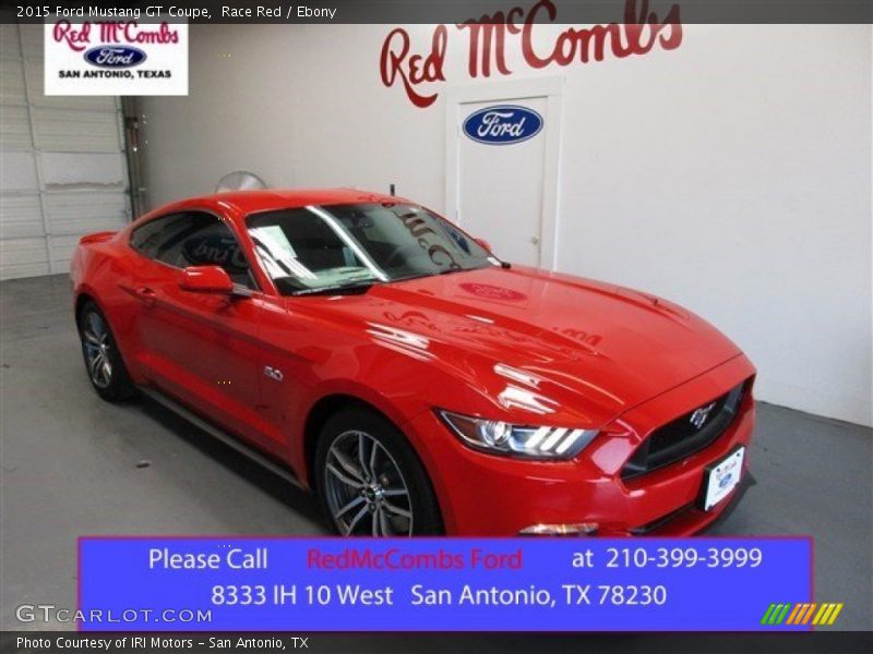 Race Red / Ebony 2015 Ford Mustang GT Coupe