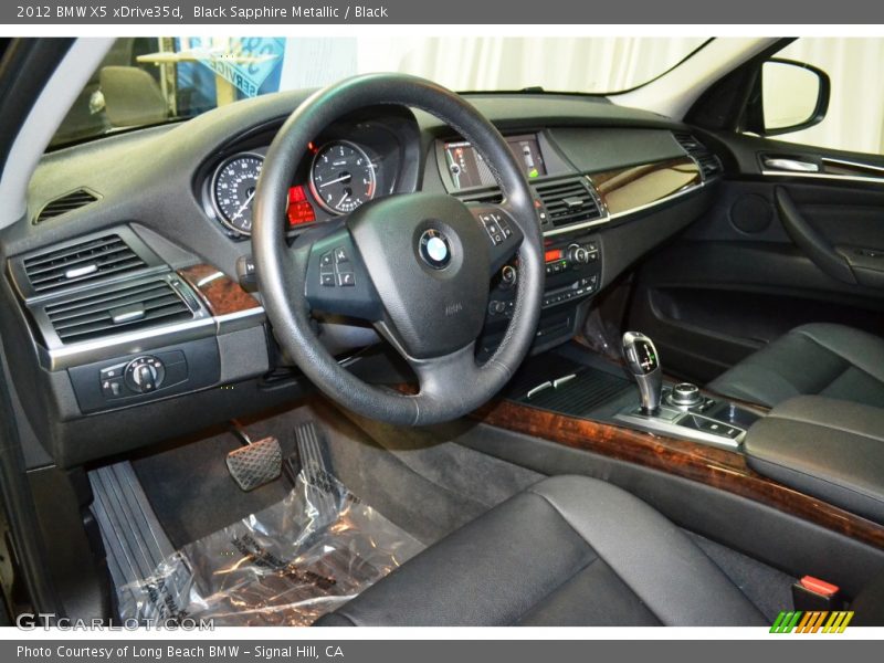 Black Sapphire Metallic / Black 2012 BMW X5 xDrive35d