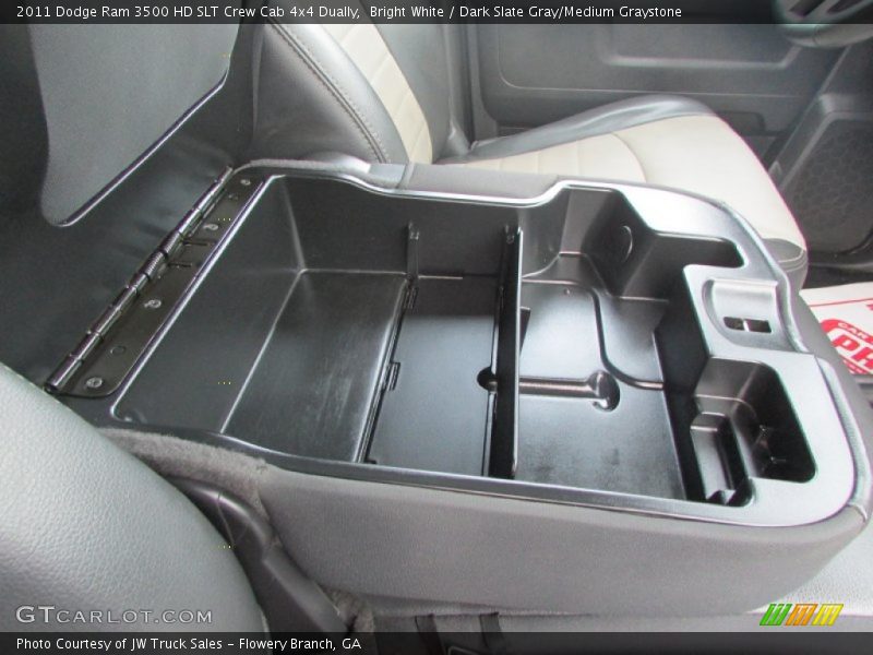 Bright White / Dark Slate Gray/Medium Graystone 2011 Dodge Ram 3500 HD SLT Crew Cab 4x4 Dually