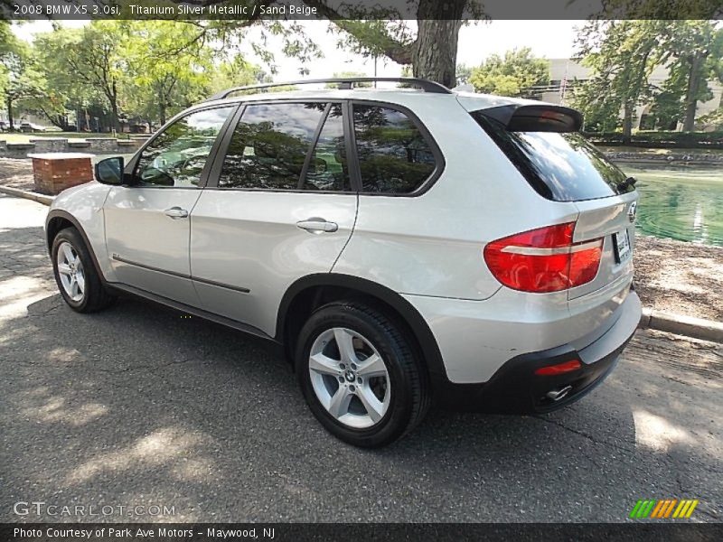 Titanium Silver Metallic / Sand Beige 2008 BMW X5 3.0si