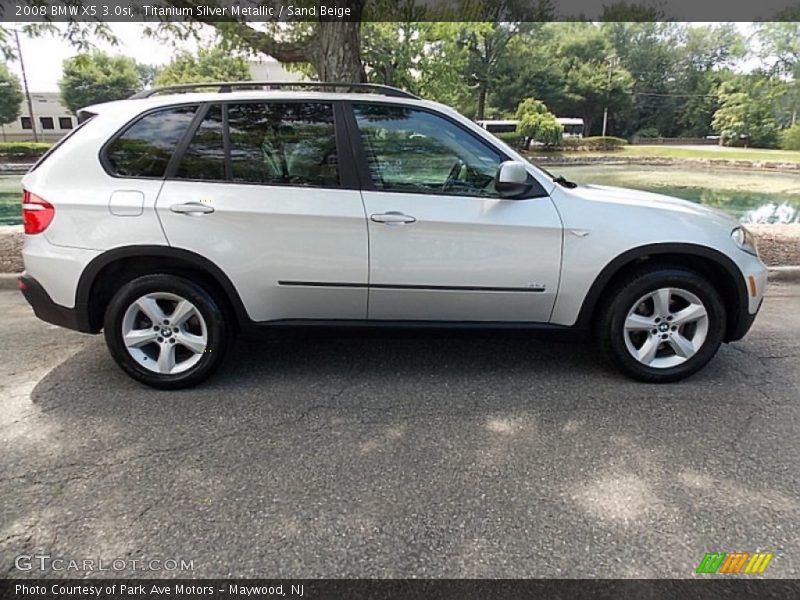 Titanium Silver Metallic / Sand Beige 2008 BMW X5 3.0si