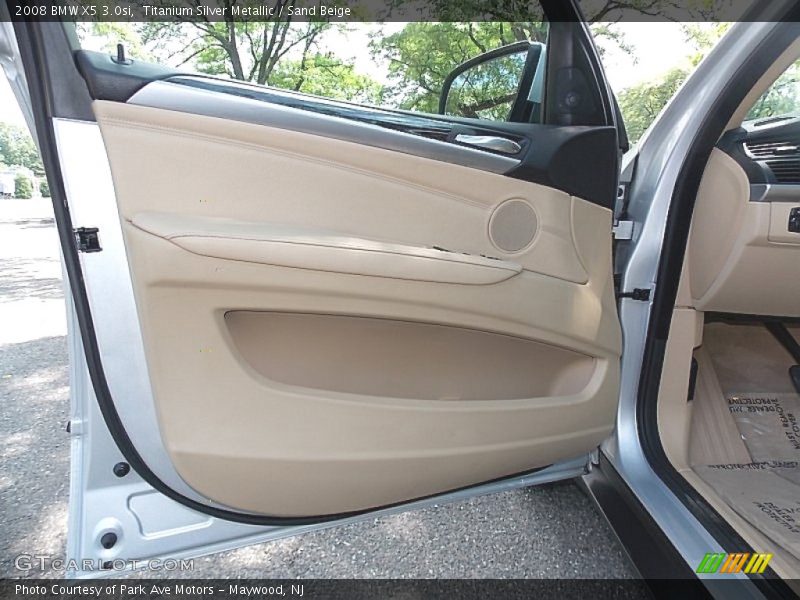 Titanium Silver Metallic / Sand Beige 2008 BMW X5 3.0si