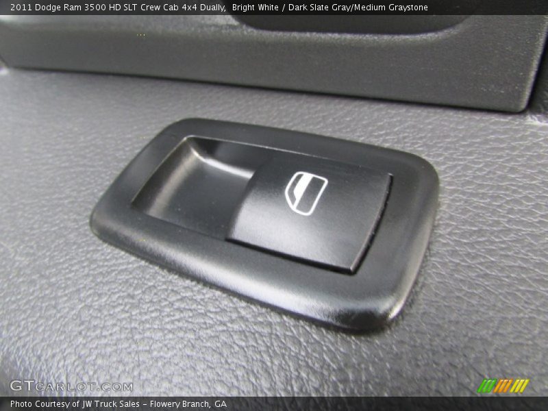 Bright White / Dark Slate Gray/Medium Graystone 2011 Dodge Ram 3500 HD SLT Crew Cab 4x4 Dually