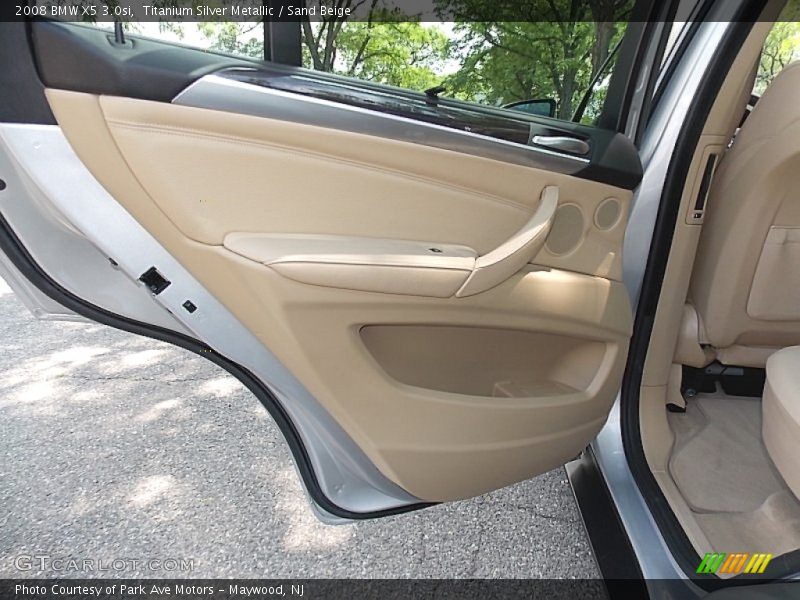 Titanium Silver Metallic / Sand Beige 2008 BMW X5 3.0si