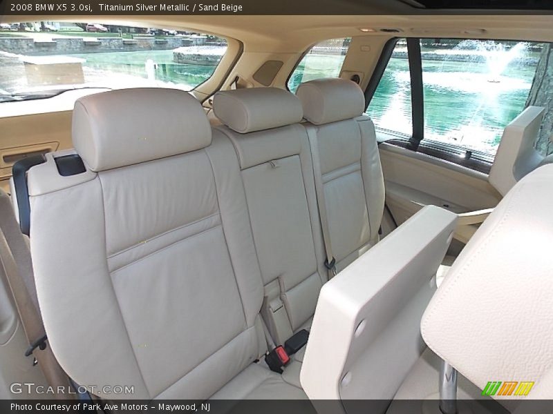 Titanium Silver Metallic / Sand Beige 2008 BMW X5 3.0si