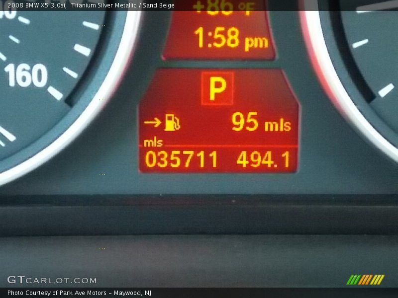 Titanium Silver Metallic / Sand Beige 2008 BMW X5 3.0si