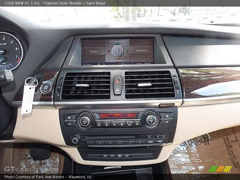 Titanium Silver Metallic / Sand Beige 2008 BMW X5 3.0si