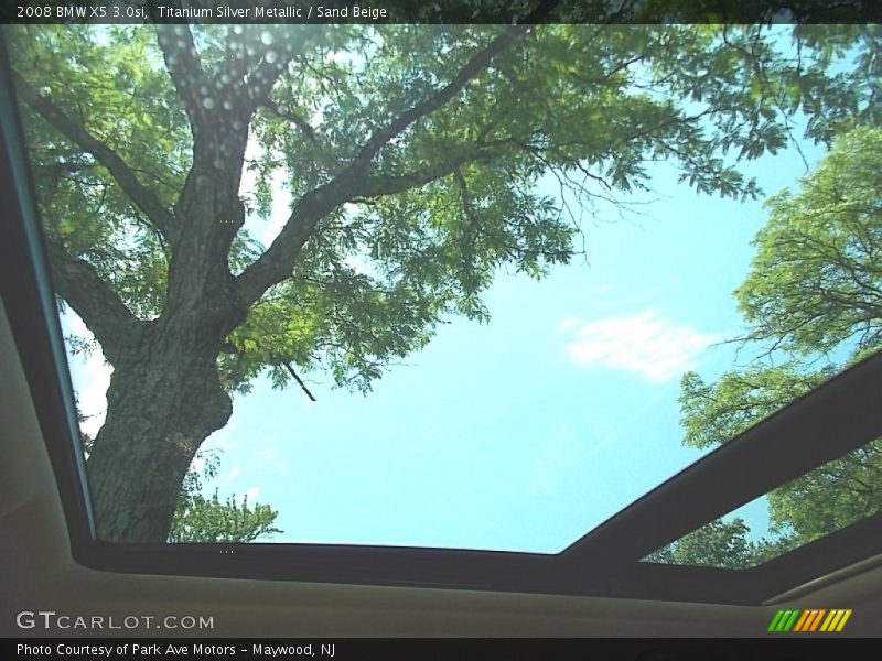 Titanium Silver Metallic / Sand Beige 2008 BMW X5 3.0si