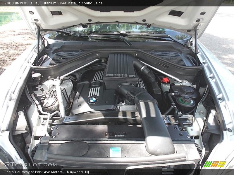 Titanium Silver Metallic / Sand Beige 2008 BMW X5 3.0si