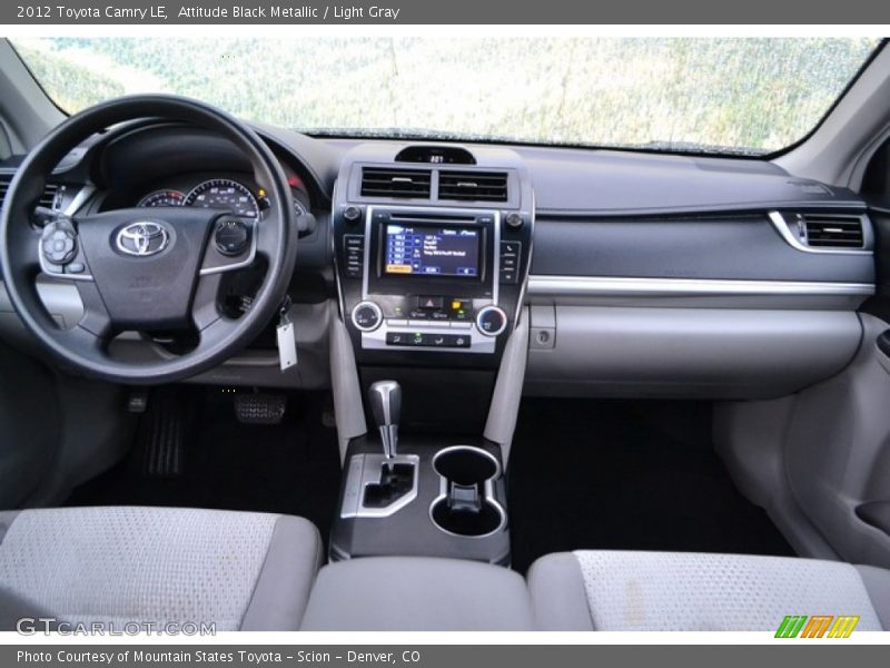 Attitude Black Metallic / Light Gray 2012 Toyota Camry LE
