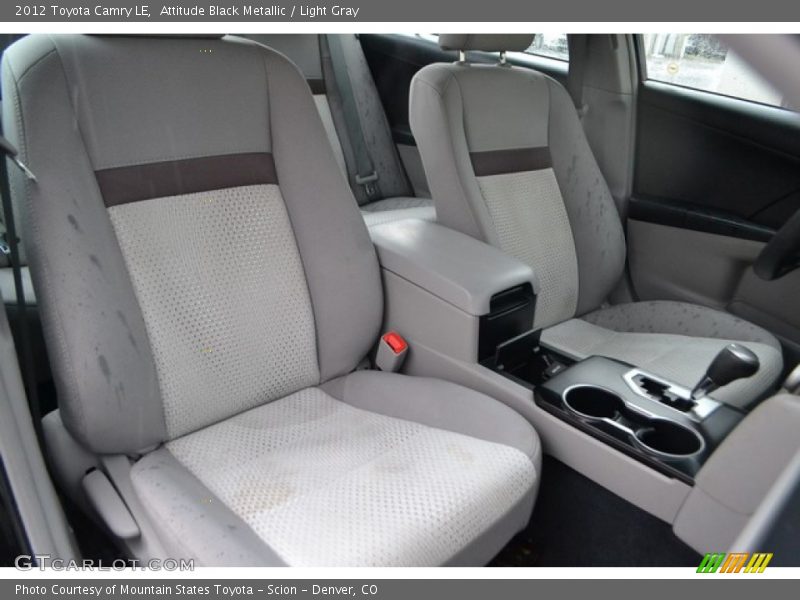 Attitude Black Metallic / Light Gray 2012 Toyota Camry LE
