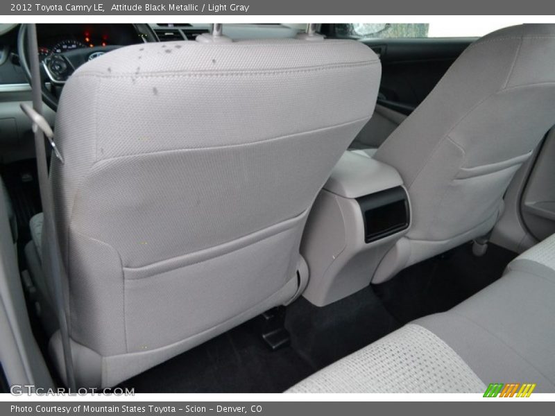 Attitude Black Metallic / Light Gray 2012 Toyota Camry LE