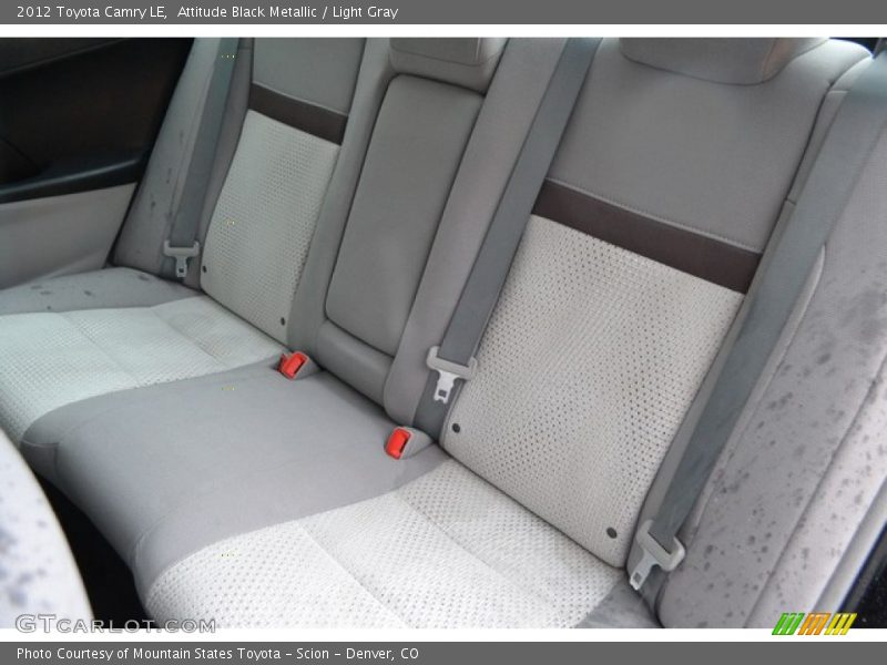 Attitude Black Metallic / Light Gray 2012 Toyota Camry LE