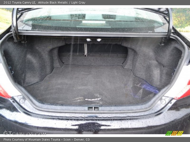 Attitude Black Metallic / Light Gray 2012 Toyota Camry LE