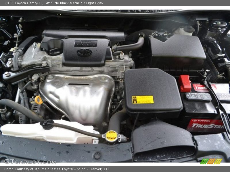 Attitude Black Metallic / Light Gray 2012 Toyota Camry LE