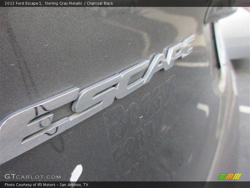Sterling Gray Metallic / Charcoal Black 2013 Ford Escape S
