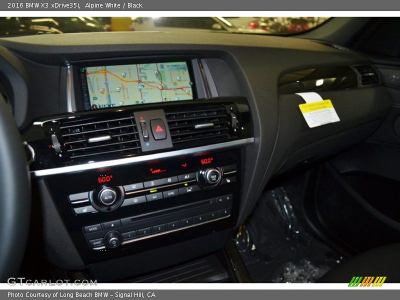 Alpine White / Black 2016 BMW X3 xDrive35i