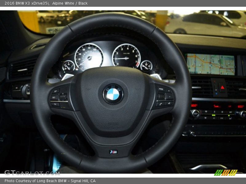 Alpine White / Black 2016 BMW X3 xDrive35i
