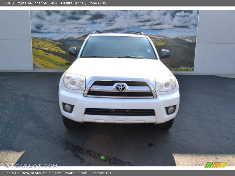Natural White / Stone Gray 2008 Toyota 4Runner SR5 4x4