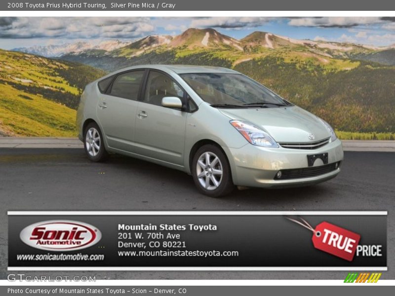 Silver Pine Mica / Gray 2008 Toyota Prius Hybrid Touring