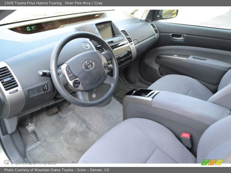 Silver Pine Mica / Gray 2008 Toyota Prius Hybrid Touring