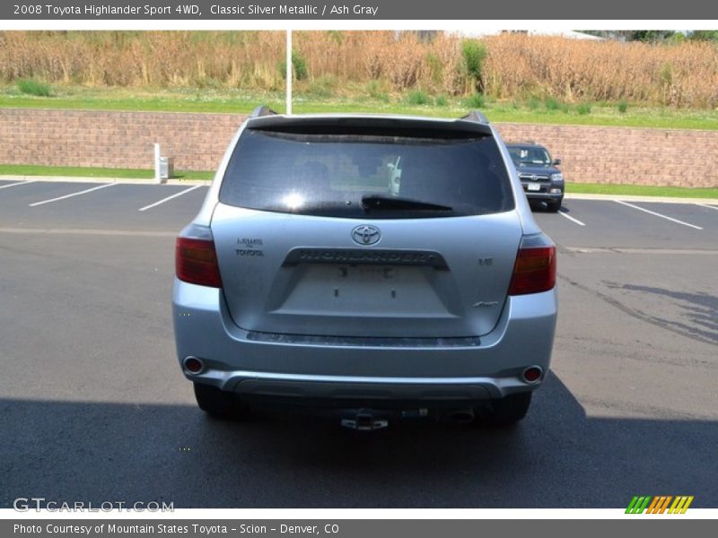 Classic Silver Metallic / Ash Gray 2008 Toyota Highlander Sport 4WD