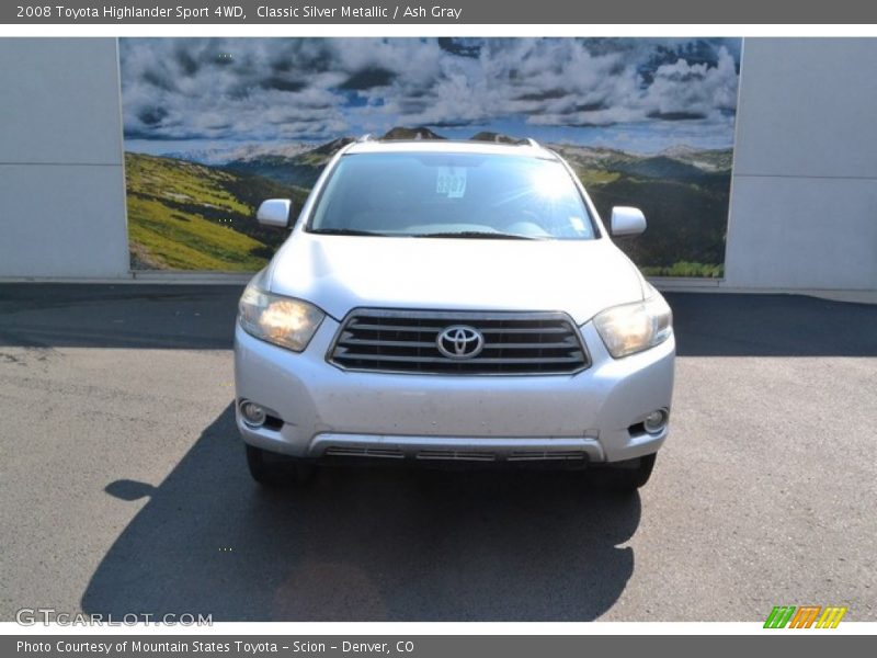 Classic Silver Metallic / Ash Gray 2008 Toyota Highlander Sport 4WD