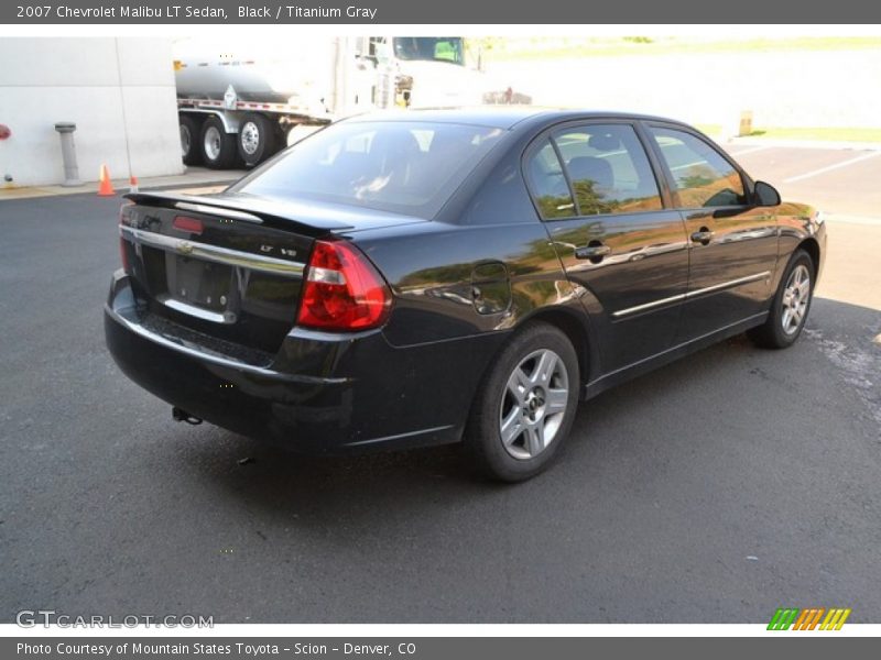 Black / Titanium Gray 2007 Chevrolet Malibu LT Sedan