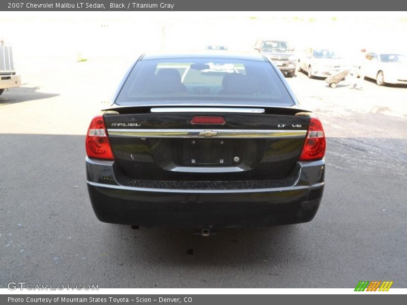 Black / Titanium Gray 2007 Chevrolet Malibu LT Sedan