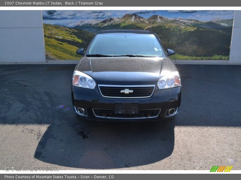 Black / Titanium Gray 2007 Chevrolet Malibu LT Sedan