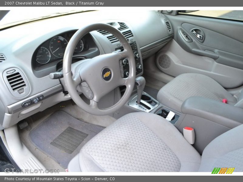 Black / Titanium Gray 2007 Chevrolet Malibu LT Sedan