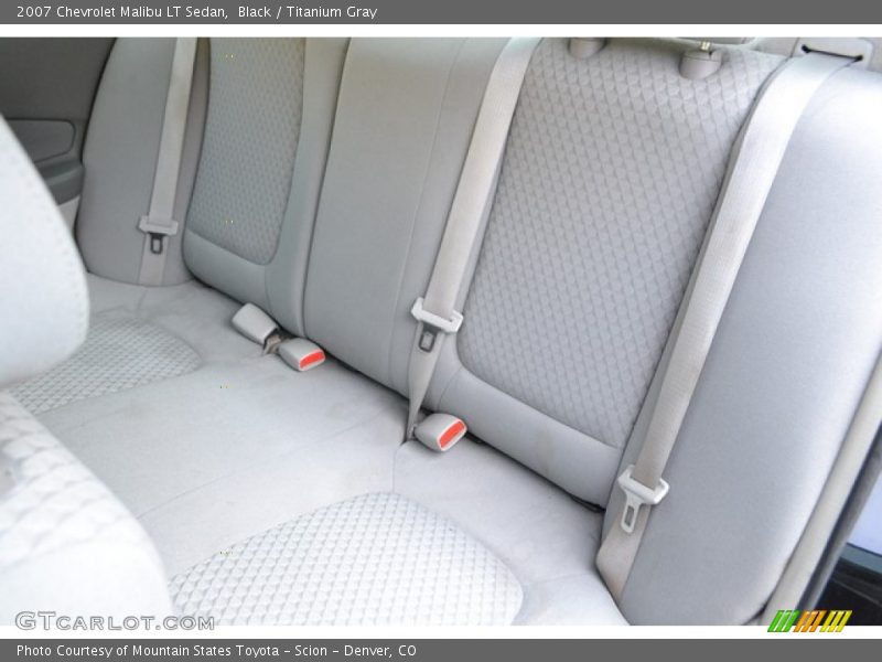 Black / Titanium Gray 2007 Chevrolet Malibu LT Sedan