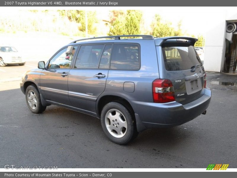 Bluestone Metallic / Ivory Beige 2007 Toyota Highlander V6 4WD