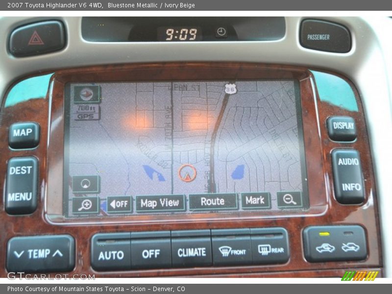 Bluestone Metallic / Ivory Beige 2007 Toyota Highlander V6 4WD