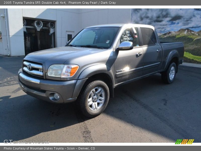 Phantom Gray Pearl / Dark Gray 2005 Toyota Tundra SR5 Double Cab 4x4