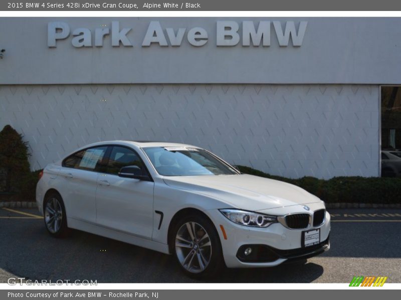 Alpine White / Black 2015 BMW 4 Series 428i xDrive Gran Coupe