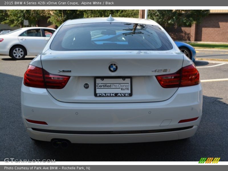 Alpine White / Black 2015 BMW 4 Series 428i xDrive Gran Coupe