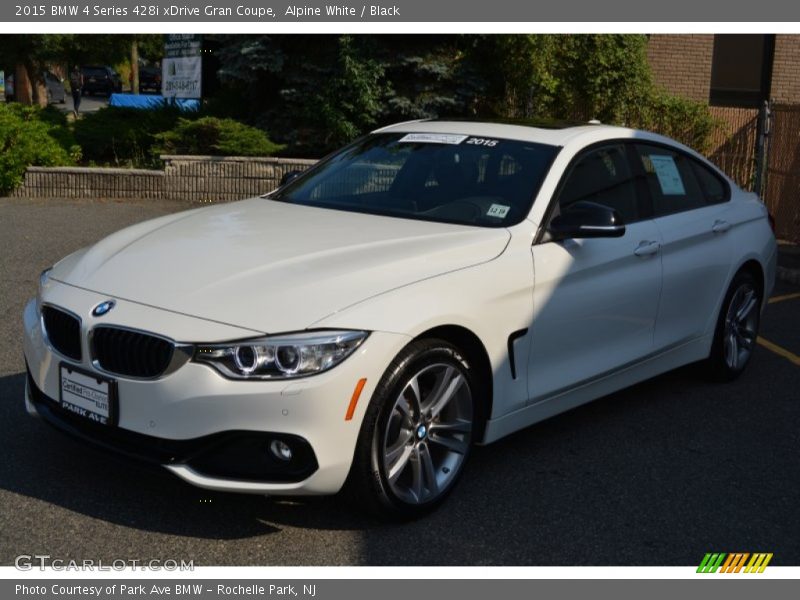 Alpine White / Black 2015 BMW 4 Series 428i xDrive Gran Coupe
