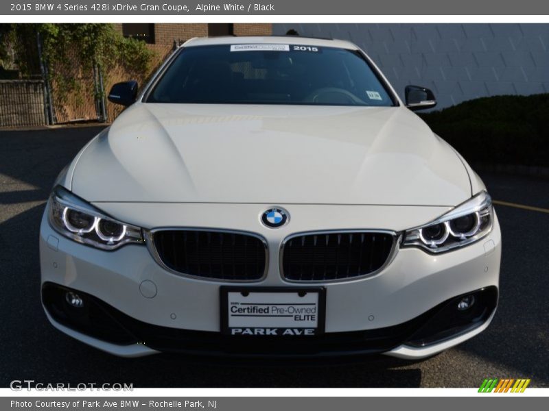 Alpine White / Black 2015 BMW 4 Series 428i xDrive Gran Coupe