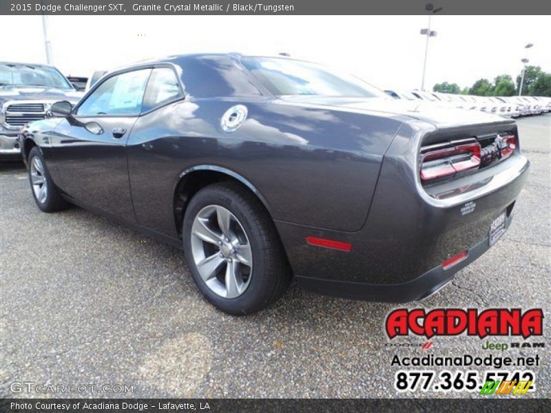 Granite Crystal Metallic / Black/Tungsten 2015 Dodge Challenger SXT