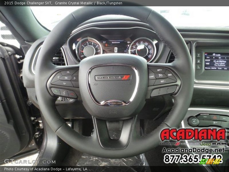 Granite Crystal Metallic / Black/Tungsten 2015 Dodge Challenger SXT