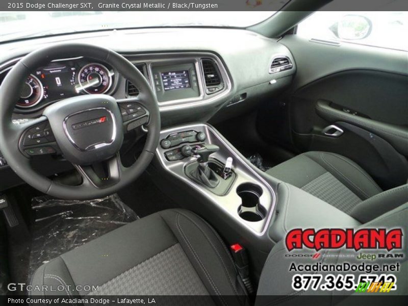Granite Crystal Metallic / Black/Tungsten 2015 Dodge Challenger SXT