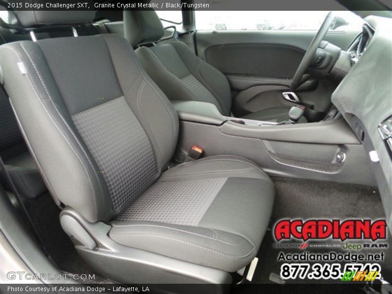 Granite Crystal Metallic / Black/Tungsten 2015 Dodge Challenger SXT