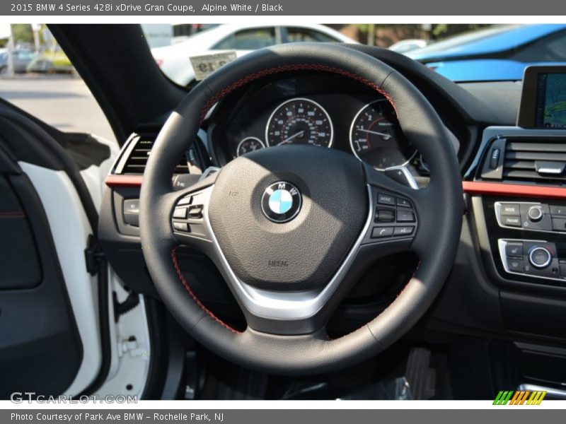 Alpine White / Black 2015 BMW 4 Series 428i xDrive Gran Coupe