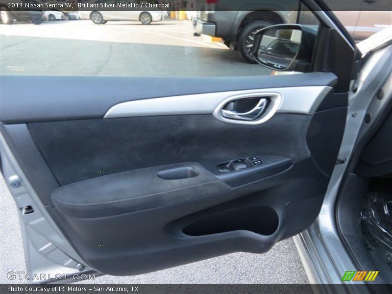 Brilliant Silver Metallic / Charcoal 2013 Nissan Sentra SV