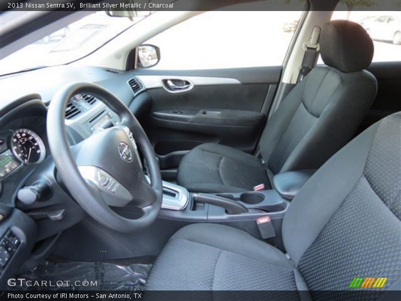 Brilliant Silver Metallic / Charcoal 2013 Nissan Sentra SV