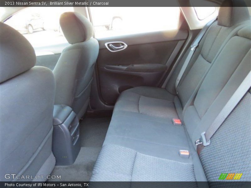 Brilliant Silver Metallic / Charcoal 2013 Nissan Sentra SV