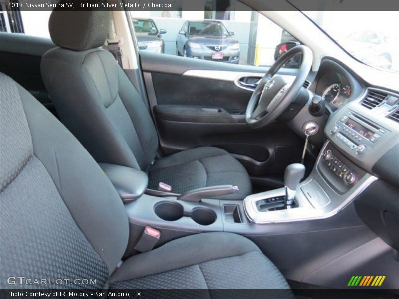 Brilliant Silver Metallic / Charcoal 2013 Nissan Sentra SV