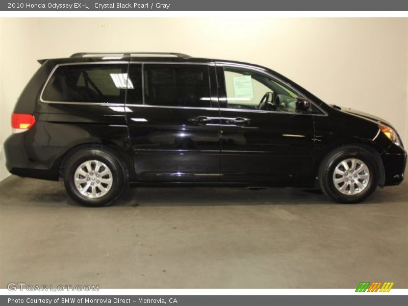 Crystal Black Pearl / Gray 2010 Honda Odyssey EX-L