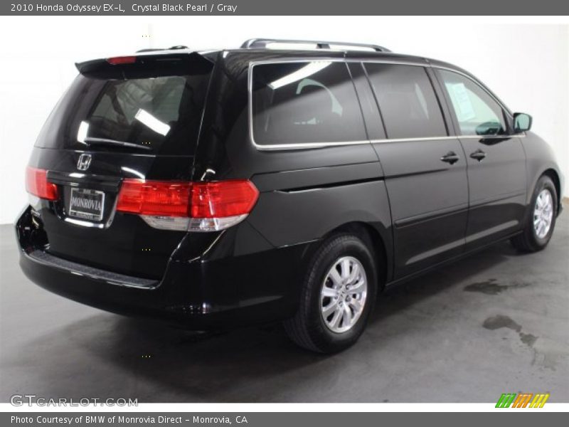 Crystal Black Pearl / Gray 2010 Honda Odyssey EX-L